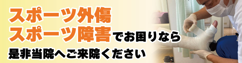 赤沼整骨院 怪我、スポーツ外傷・障害